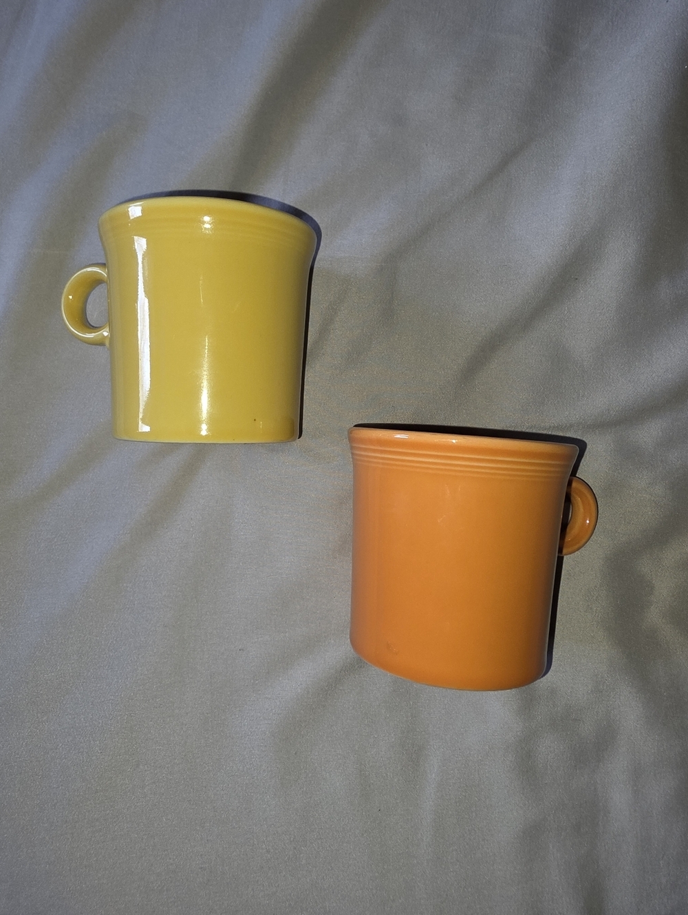 2 Fiesta Coffee cups mugs Will Sell Seperate